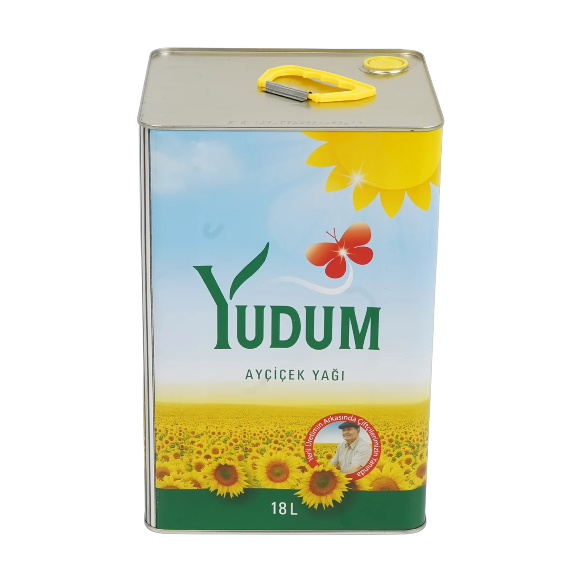 Yudum Saf Ayçiçek Yağı (18 L Teneke)