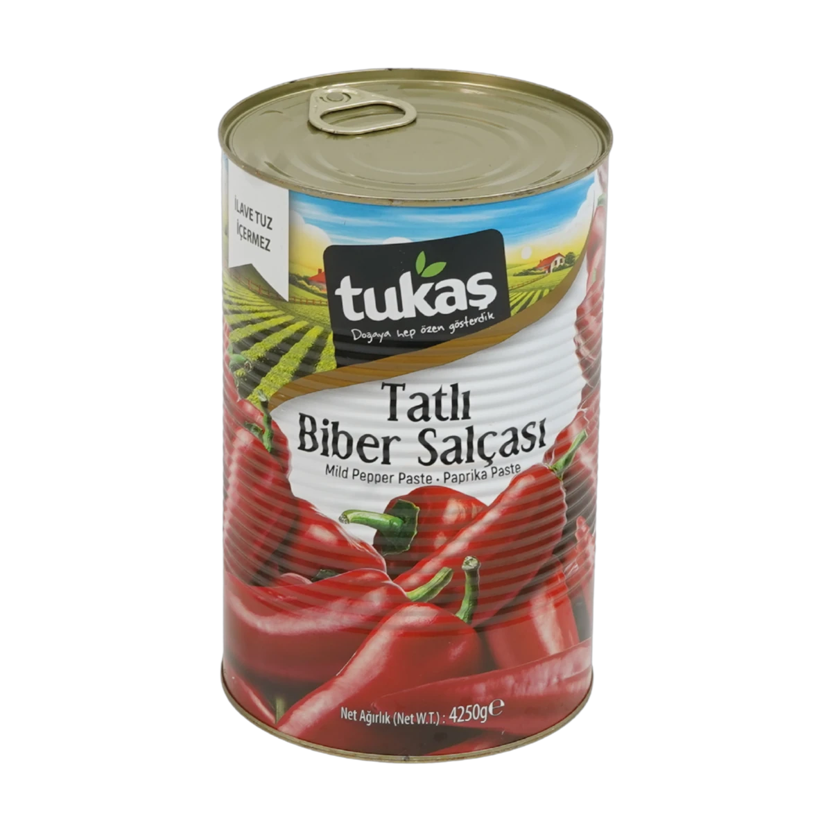 Tukaş Tatlı Biber Salçası (4250g Teneke)