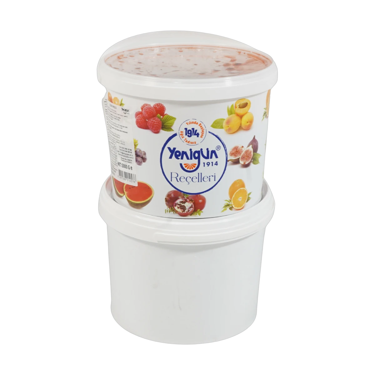 Yenigün Karışık Meyve Reçelleri (5000g Kova)