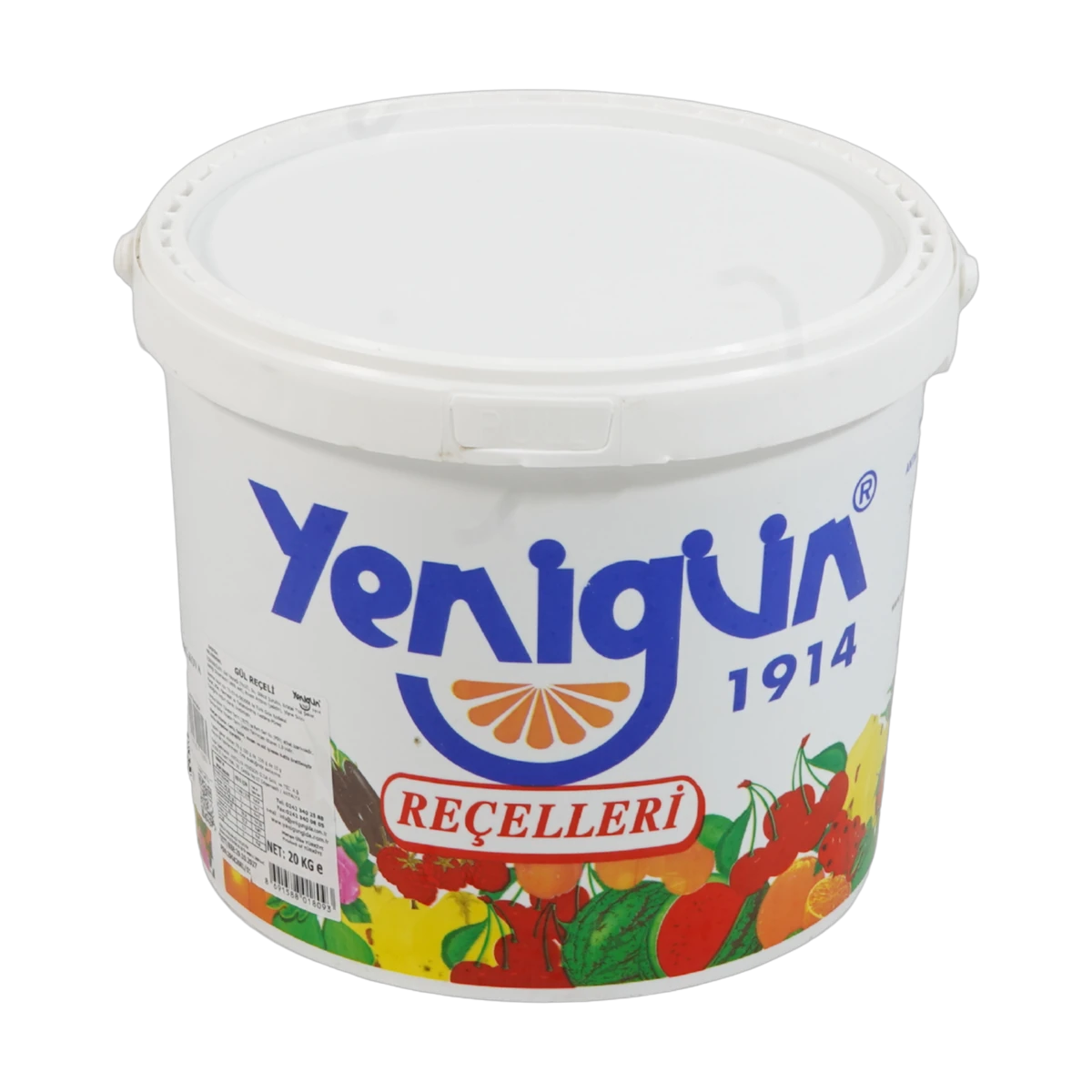 Yenigün Isparta Gül Reçeli (20 kg Dev Kova)