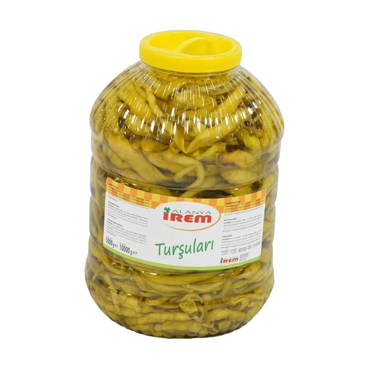 Alanya İrem Saman Biber Turşusu (10 kg Pet)