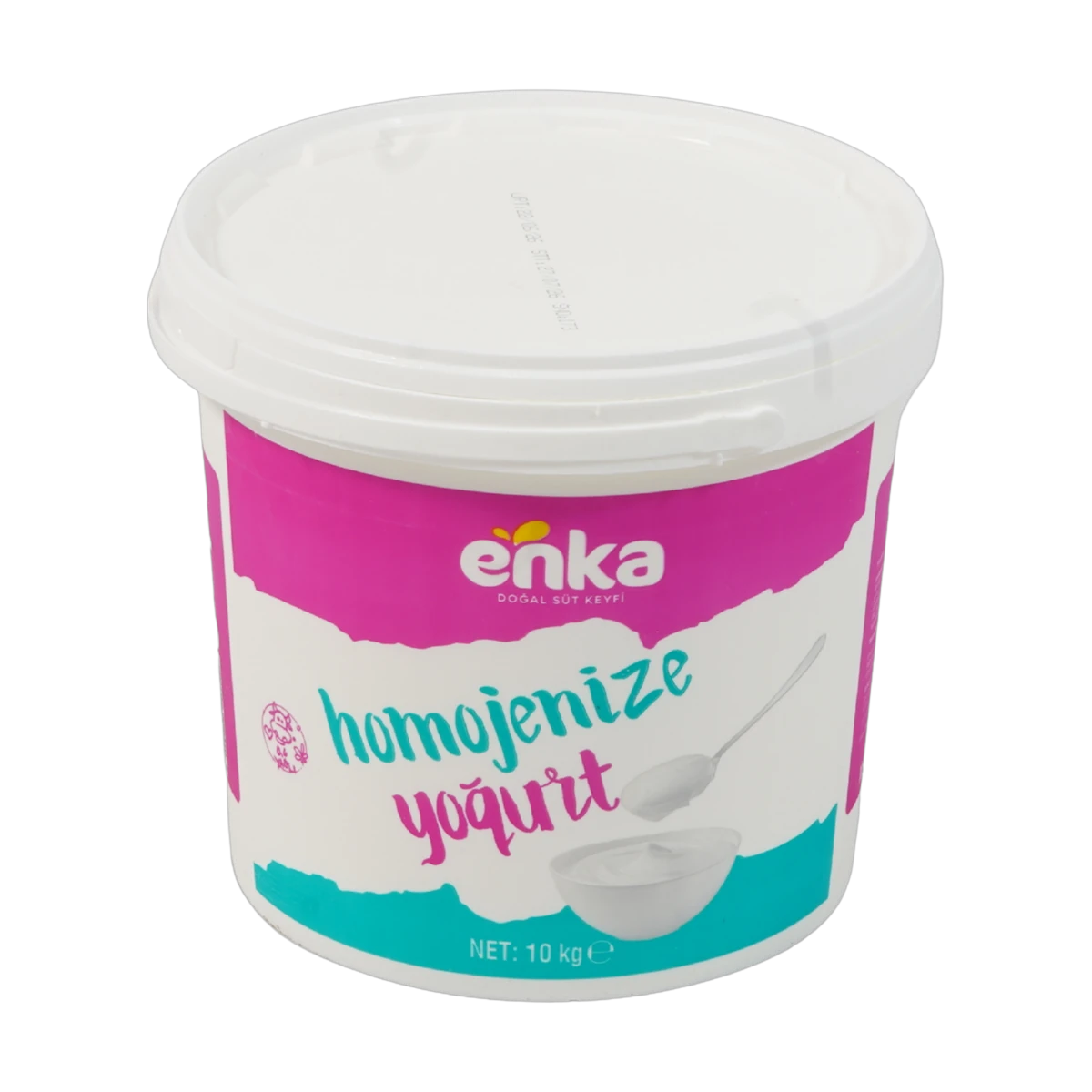 Enka Doğal Süt Keyfi Homojenize Yoğurt (10 kg Kova)