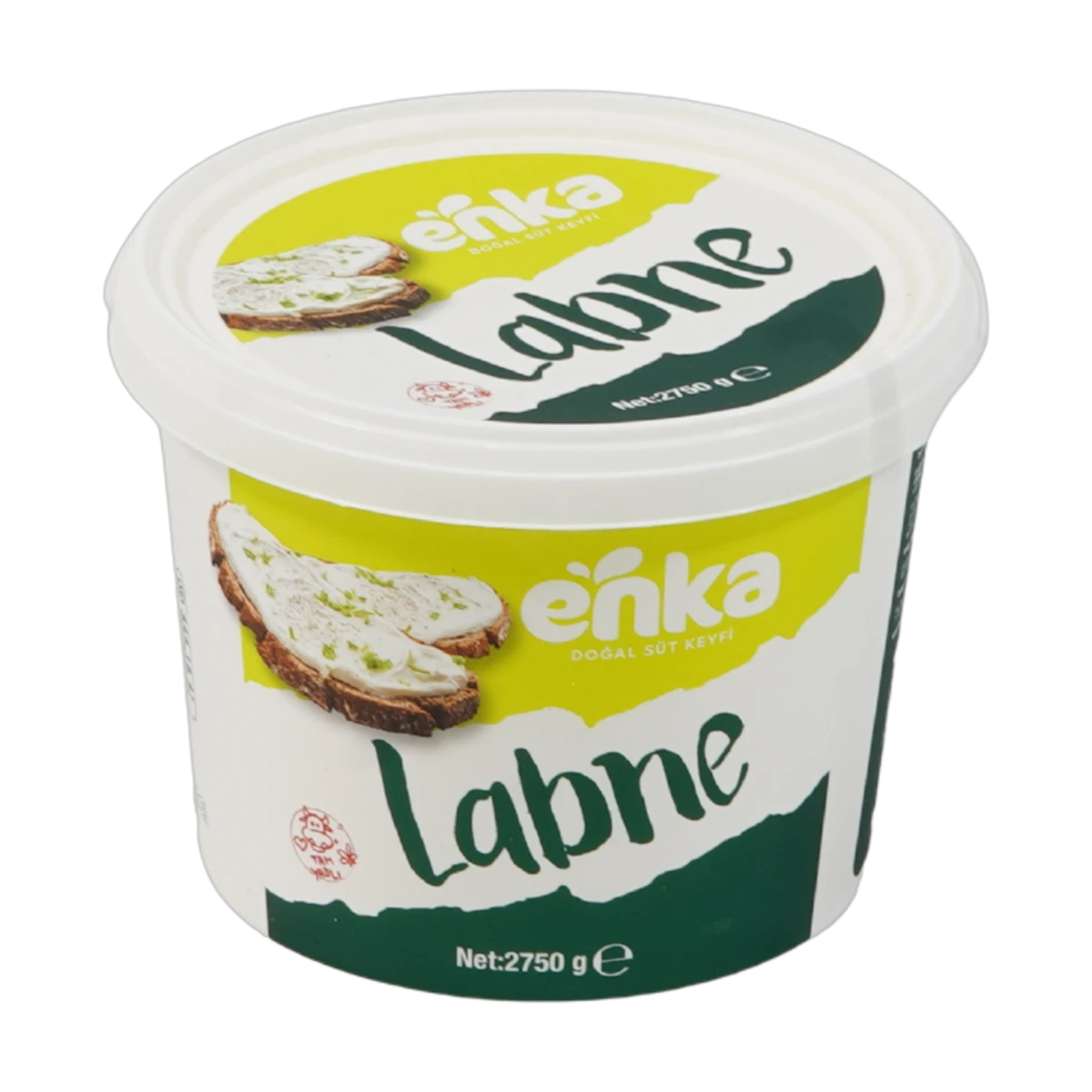 Enka Doğal Süt Keyfi Taze Labne Peyniri (2750g Kova)