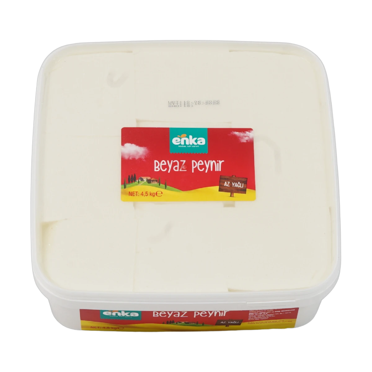 Enka Az Yağlı Porsiyon Beyaz Peynir (4.5 kg Küvet)