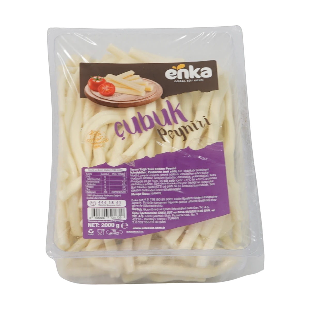 Enka Çubuk Eritme Peyniri (2000g Küvet)
