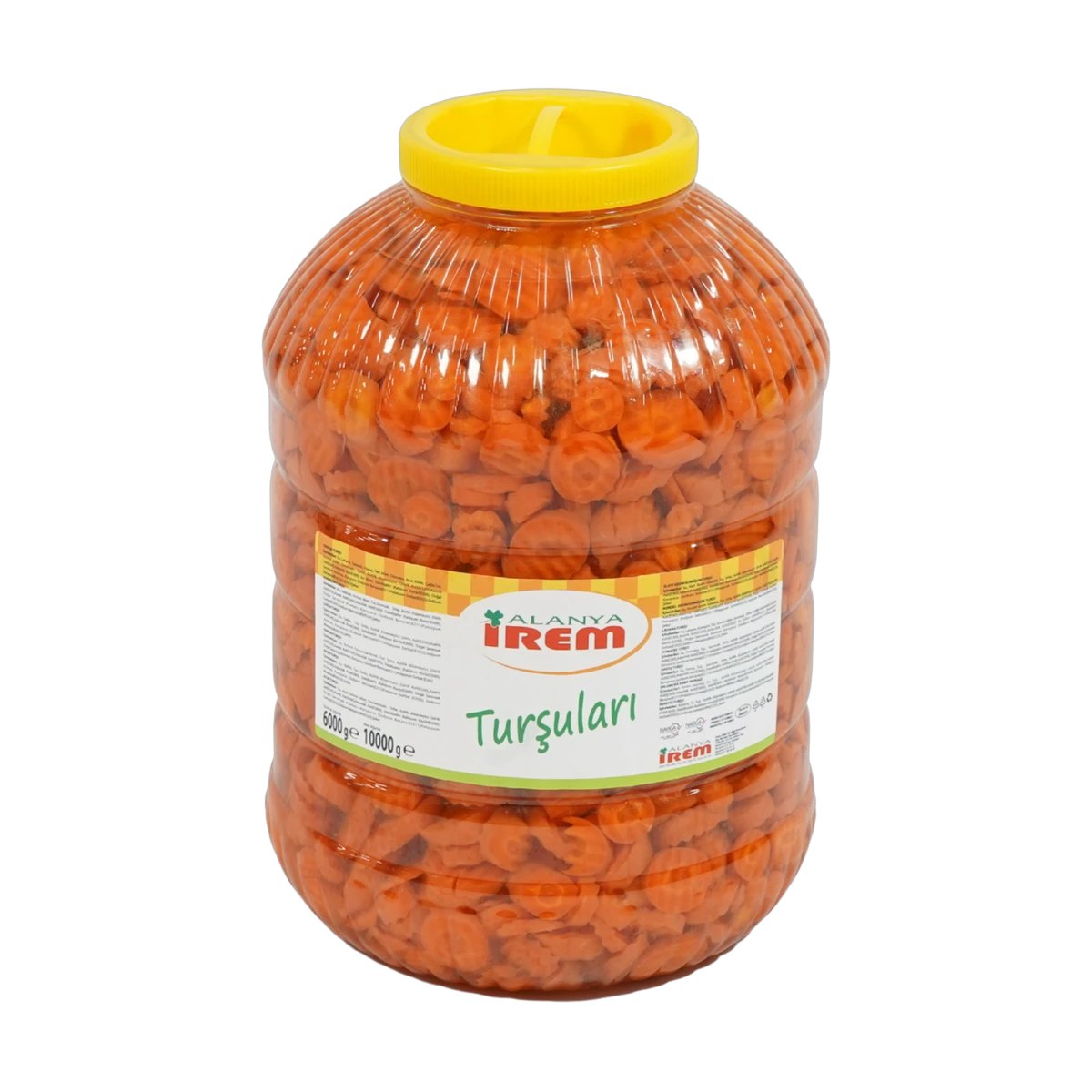 Alanya İrem Tırtıklı Havuç Turşusu (10 kg Pet)